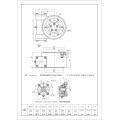 3 Single axis Solar tracking system Slewing drive with DC motor